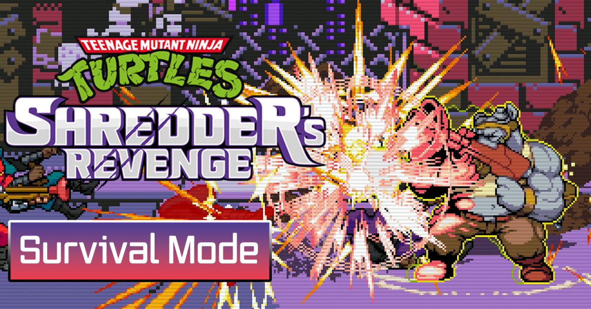 🐢Shredder wants REVENGE! || TMNT: Shredder’s Revenge – Survival&nbsp;Mode😈